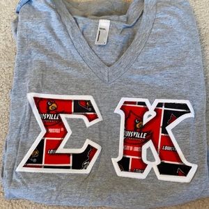 Small university of Louisville sigma kappa shirt